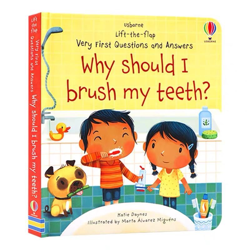 Usborne English Children's Questions and Answers Lift the flap Children's Popular Science Enlightenment Cognition Flip Books (Copy) (Copy) (Copy)