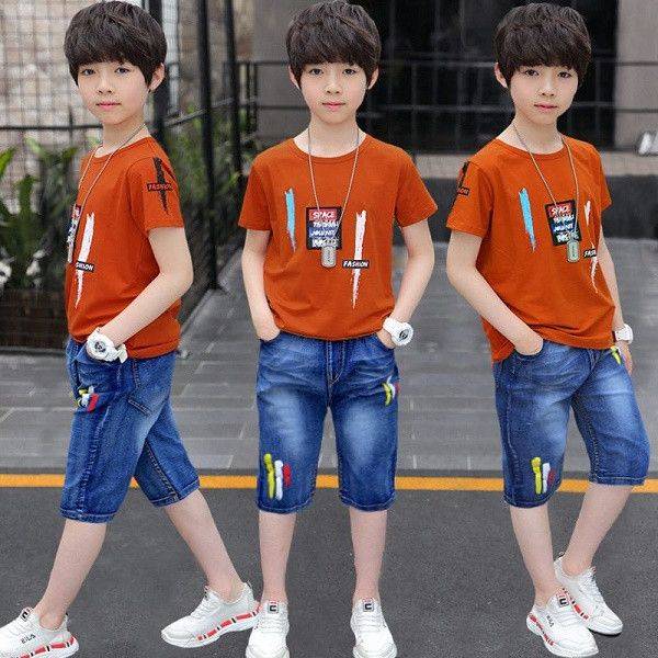 Boys Fashion Dress Set Bangladesh | Original Imported Stylish Kids Outfit Set - T-shirt Set - Baby's World