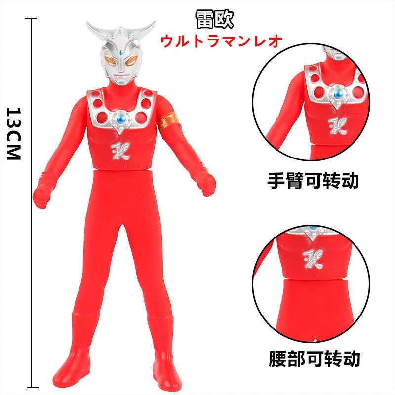 BANDAI Ultraman Soft Rubber Series EX Ultraman G Powered Tregear Tartarus Collectible Model Toys Children Birthday Gift