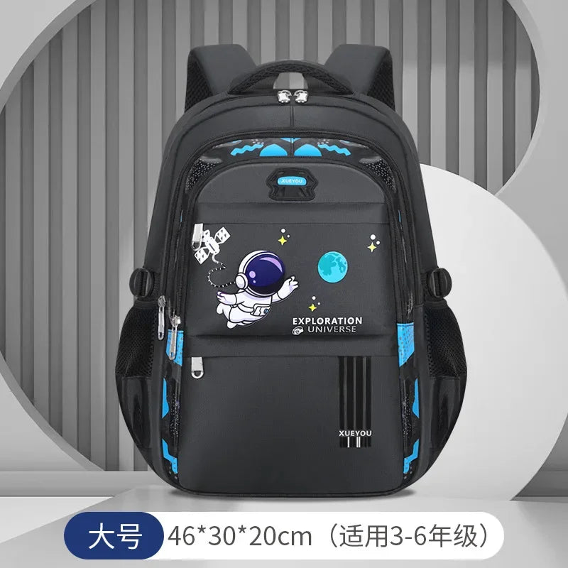 Popular Astronaut Elementary School Student Oxford Cloth Bag Large Capacity Children's Nylon Backpack Men