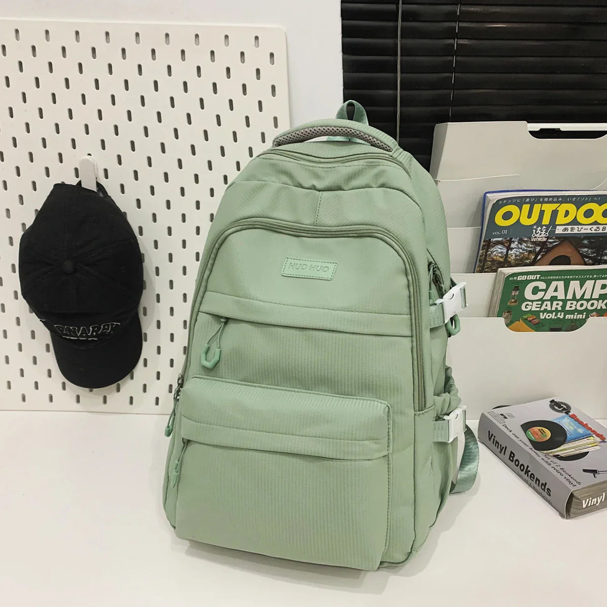 Schoolbag Unisex New Japanese Simple High School Student Junior High School Student Large-Capacity Backpack