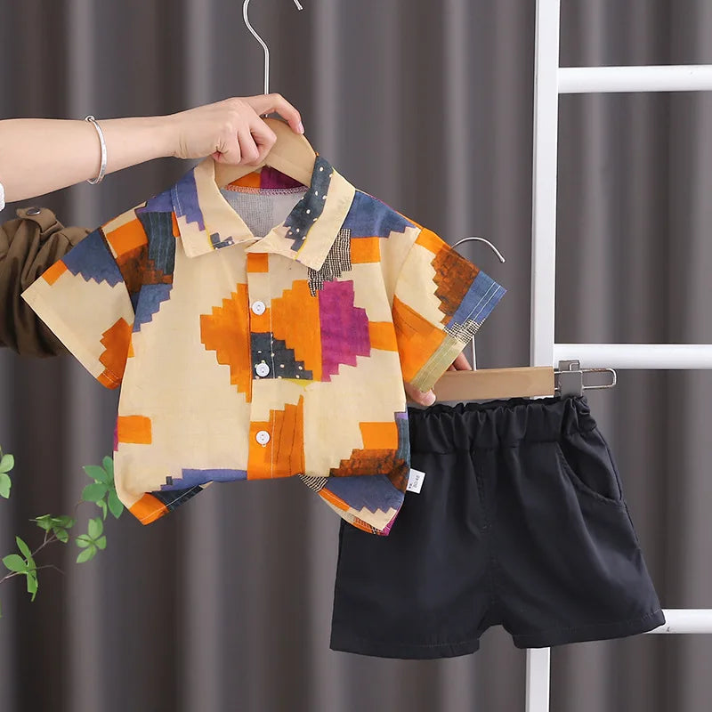 Baby Boys Summer Clothing Set – Cotton Casual Outfit - Boys Summer & Party Dresses - Baby's World (view 63)