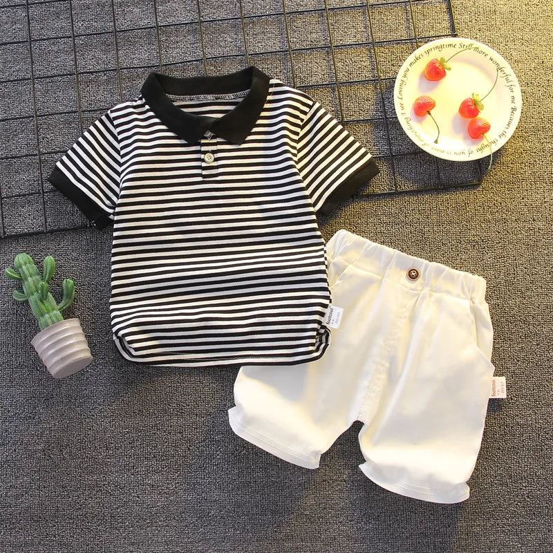 Baby Boys Summer Clothing Set – Cotton Casual Outfit - Boys Summer & Party Dresses - Baby's World (view 52)