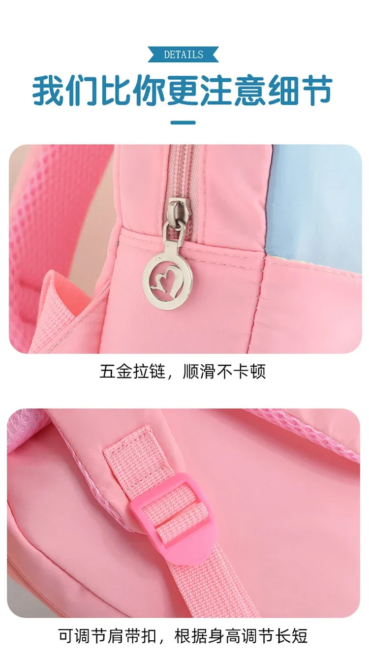 Cartoon Kindergarten Backpack New Children's School Bag Cute Plush Rabbit Doll Backpack