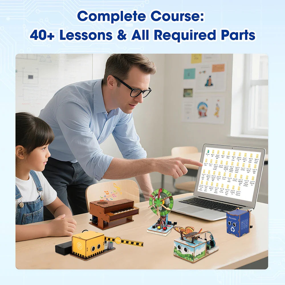 ACEBOTT ESP32 IoT Electronic Engineering Learning Kit with over 20 Sensors Programming Kit for Arduino