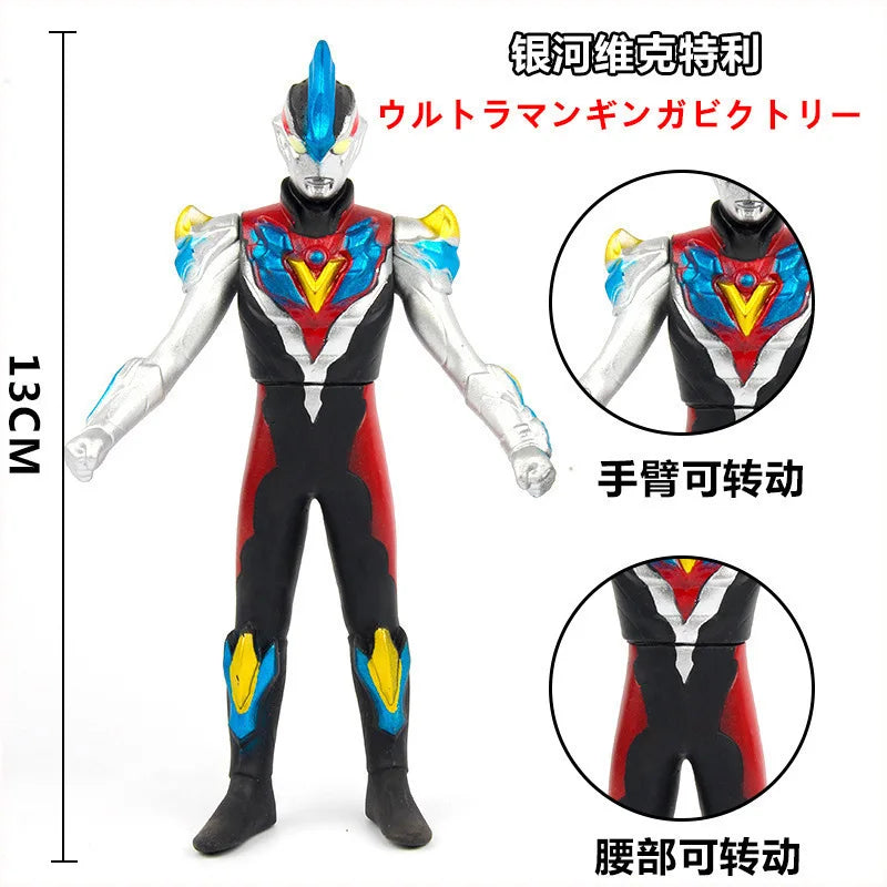 BANDAI Ultraman Soft Rubber Series EX Ultraman G Powered Tregear Tartarus Collectible Model Toys Children Birthday Gift