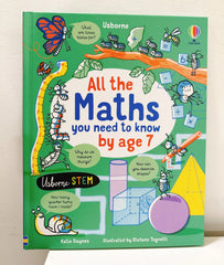 All the Maths you need to know by age 7 Children Educational English Picture Reading Book