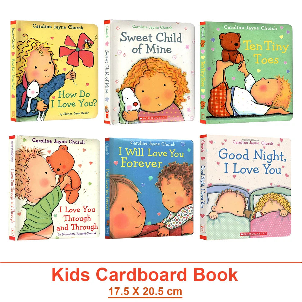 Kids English Picture Cardboard Book Emotions & Feelings Enlightenment Leaning Bedtime Story for Children Montessori Teaching Aid