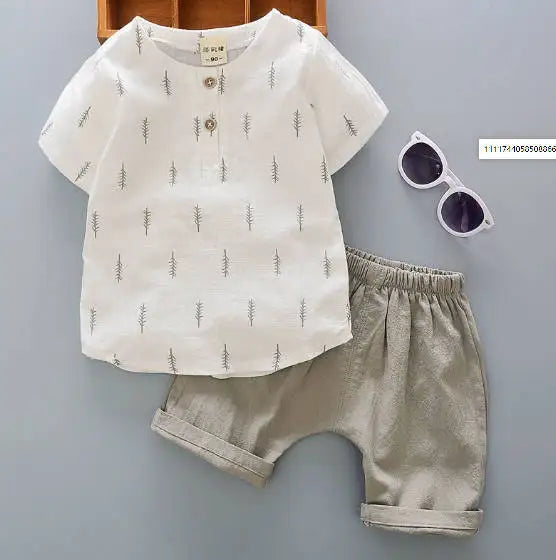 Baby Boys Summer Clothing Set – Cotton Casual Outfit - Boys Summer & Party Dresses - Baby's World (view 72)