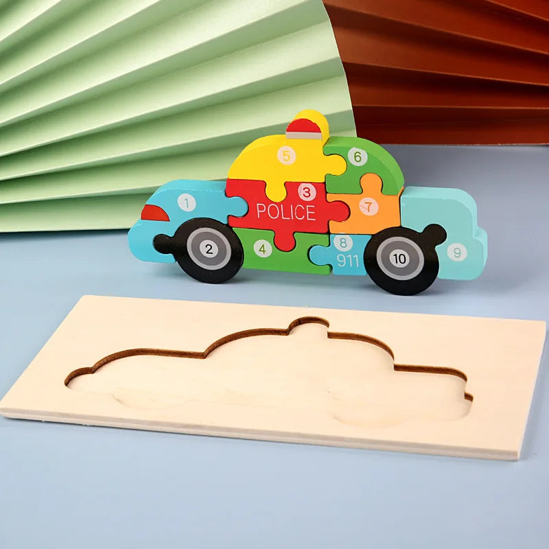 Wooden Baby 3d Puzzles For Kids Child Montessori Toys Dinosaur Animal Wooden Puzzle Game Educational Toys For Children P407