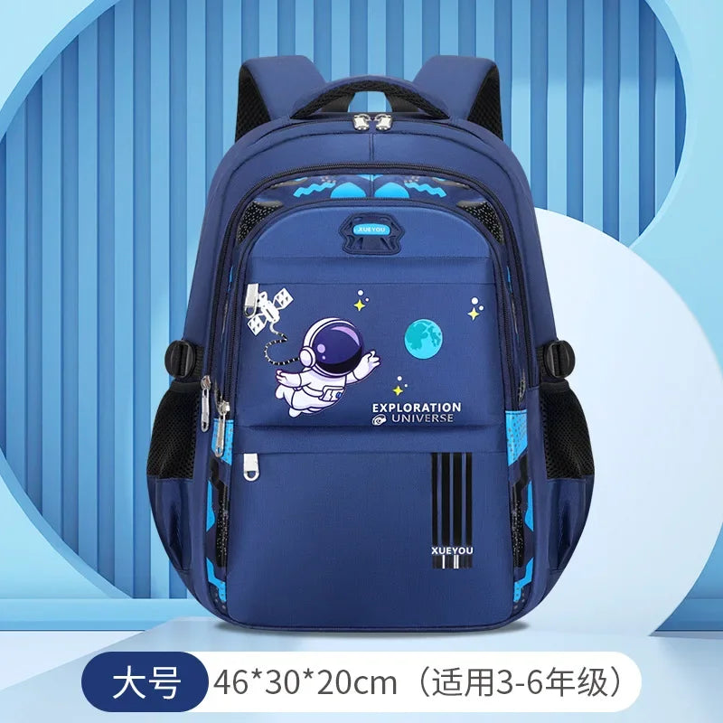 Popular Astronaut Elementary School Student Oxford Cloth Bag Large Capacity Children's Nylon Backpack Men