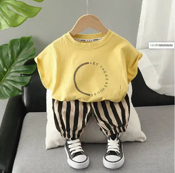 Baby Boys Summer Clothing Set – Cotton Casual Outfit - Boys Summer & Party Dresses - Baby's World (view 67)