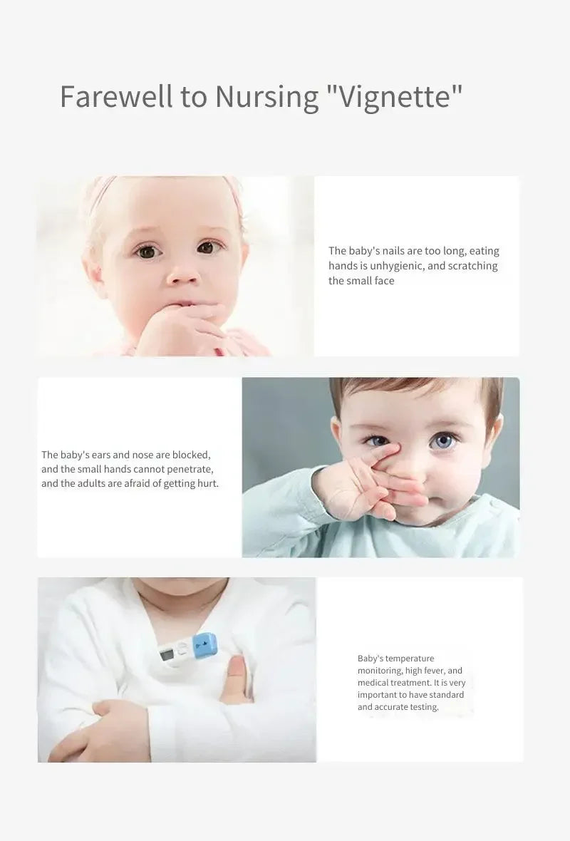 13 Pcs Portable Baby Healthcare Kit Professional Nursing Tools Newborn Daily Care Set Including Nail Clipper Manicure Supplies