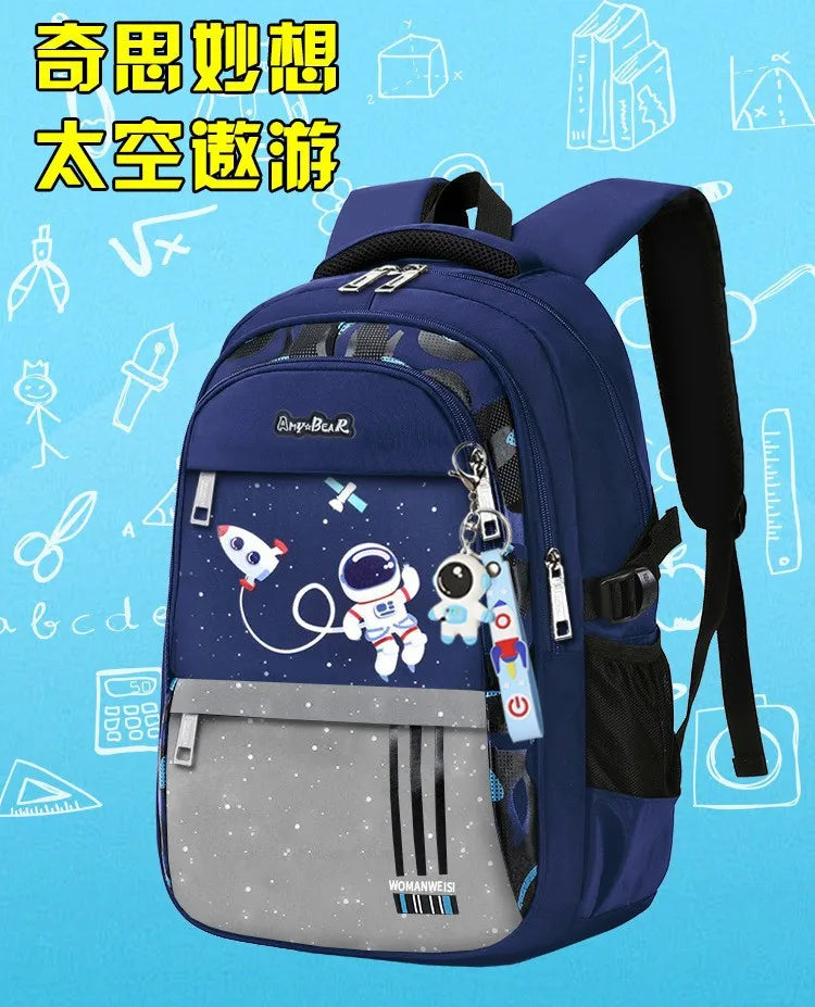 Kids Backpack Children School Bags for Boys Orthopedic School Backpack Waterproof Primary Schoolbag Book Bag