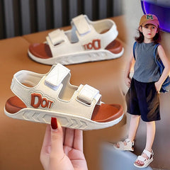 Child sandals new summer fashion open-toe shoes boys girls Lightweight Breathable Casual beach shoes students kids Flat sandals