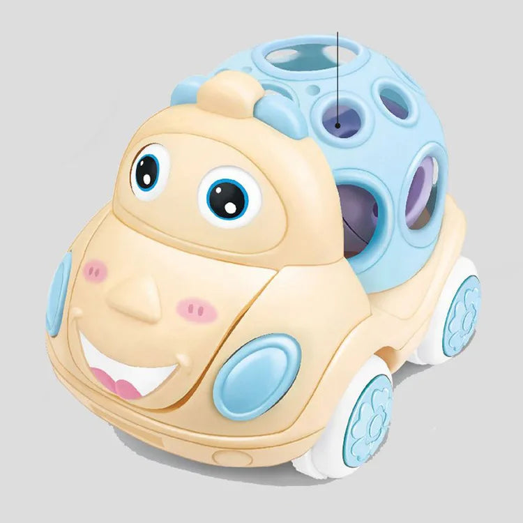 Baby Crawling Roller Montessori Activity Toy with Ball Rattle Games for Babies Development 0 6 12 Months Inflatable Crawling Toy
