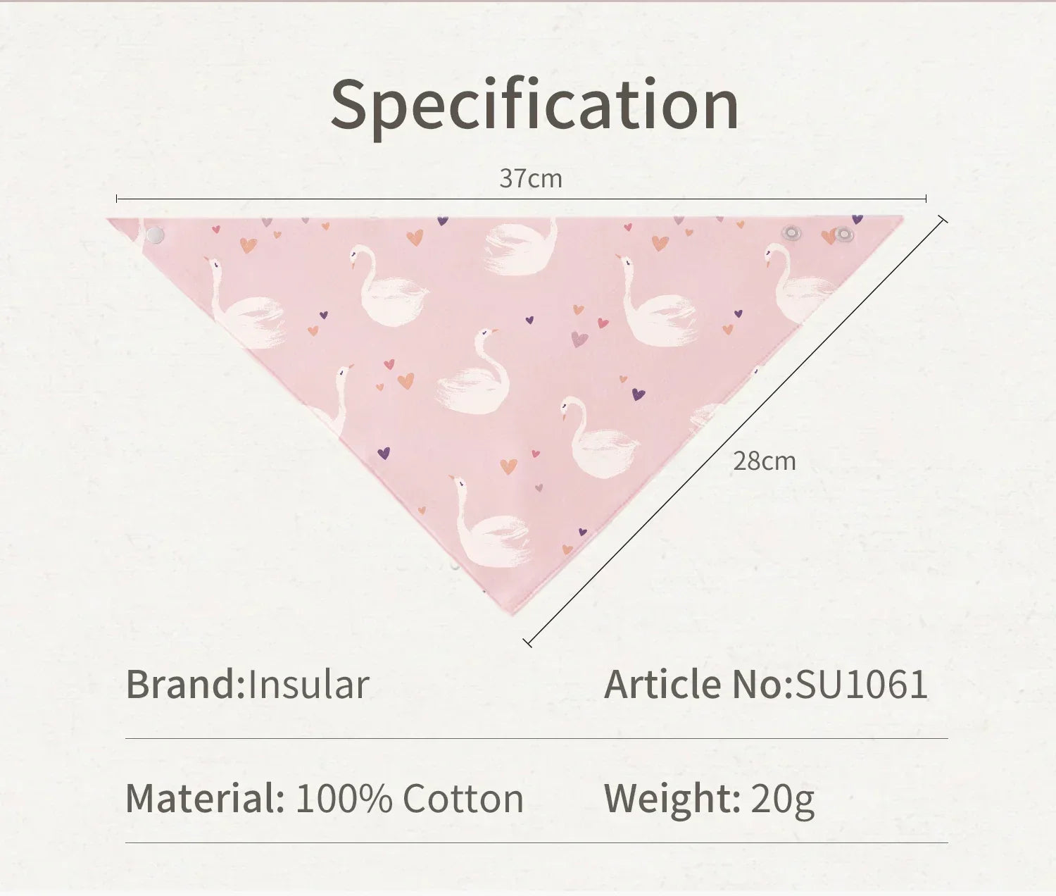 Baby Bib bib Bibs Skin-friendly Infant Soft Saliva Towel Triangular Type Kids Handkerchief 100% Cotton Double-sided Printed 3-8Y