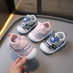 Baby Sneakers Spring Autumn Infant Shoes Soft Breathable Newborn First Walkers Baby Boy Girl Outdoor Flexible Walking Shoes