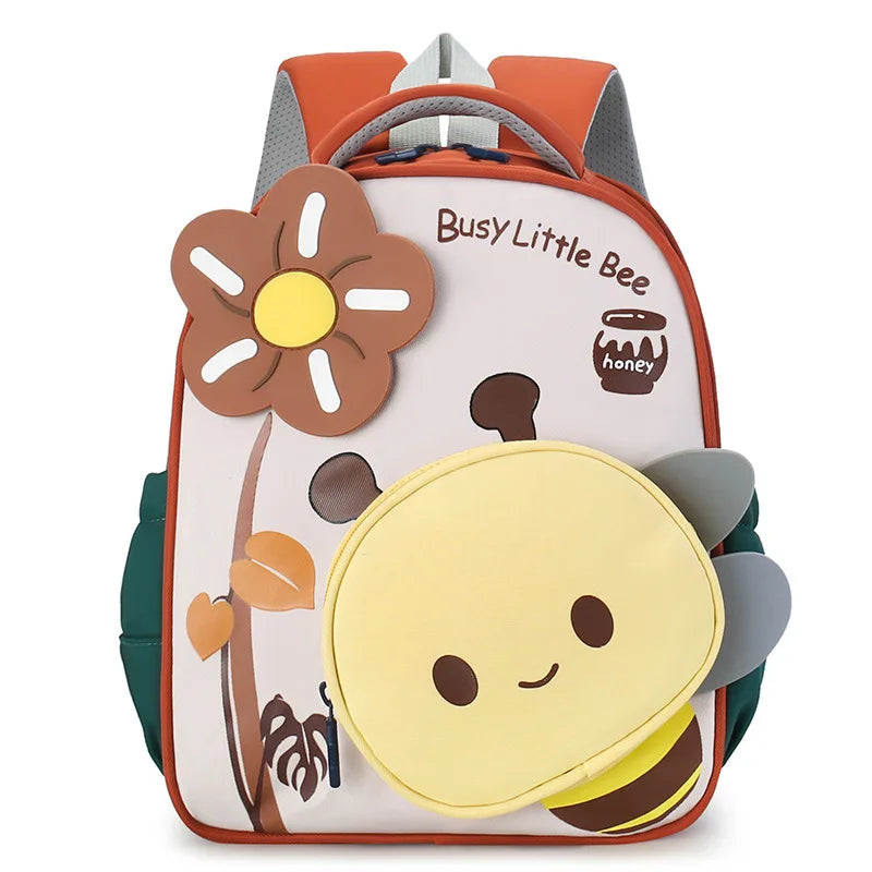 Kindergarten Schoolbag Boys and Girls Schoolbag Cartoon Backpack Anti-lost Small Backpack Children's Bag Mochila Escolar