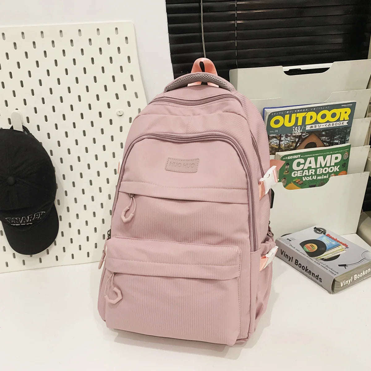 Schoolbag Unisex New Japanese Simple High School Student Junior High School Student Large-Capacity Backpack