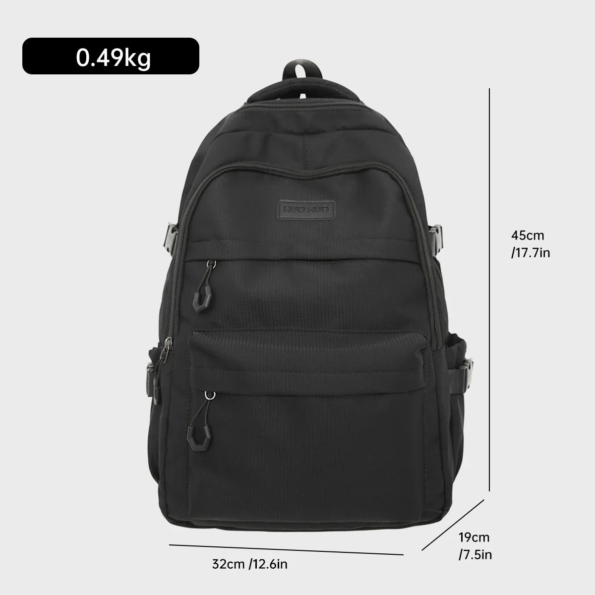 Schoolbag Unisex New Japanese Simple High School Student Junior High School Student Large-Capacity Backpack