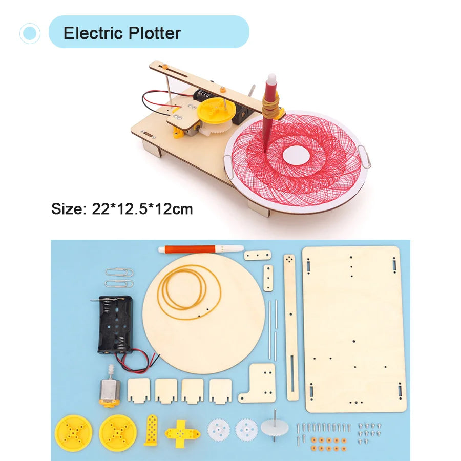 DIY Physical Model Science Experiment Educational Toy Handmade Small Production Assembly Craft Technology Project for School Kid