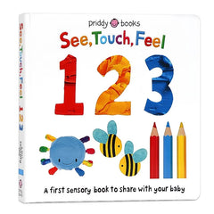 See Touch Feel 123 Roger PriddyChildren's Educational Picture Story Book
