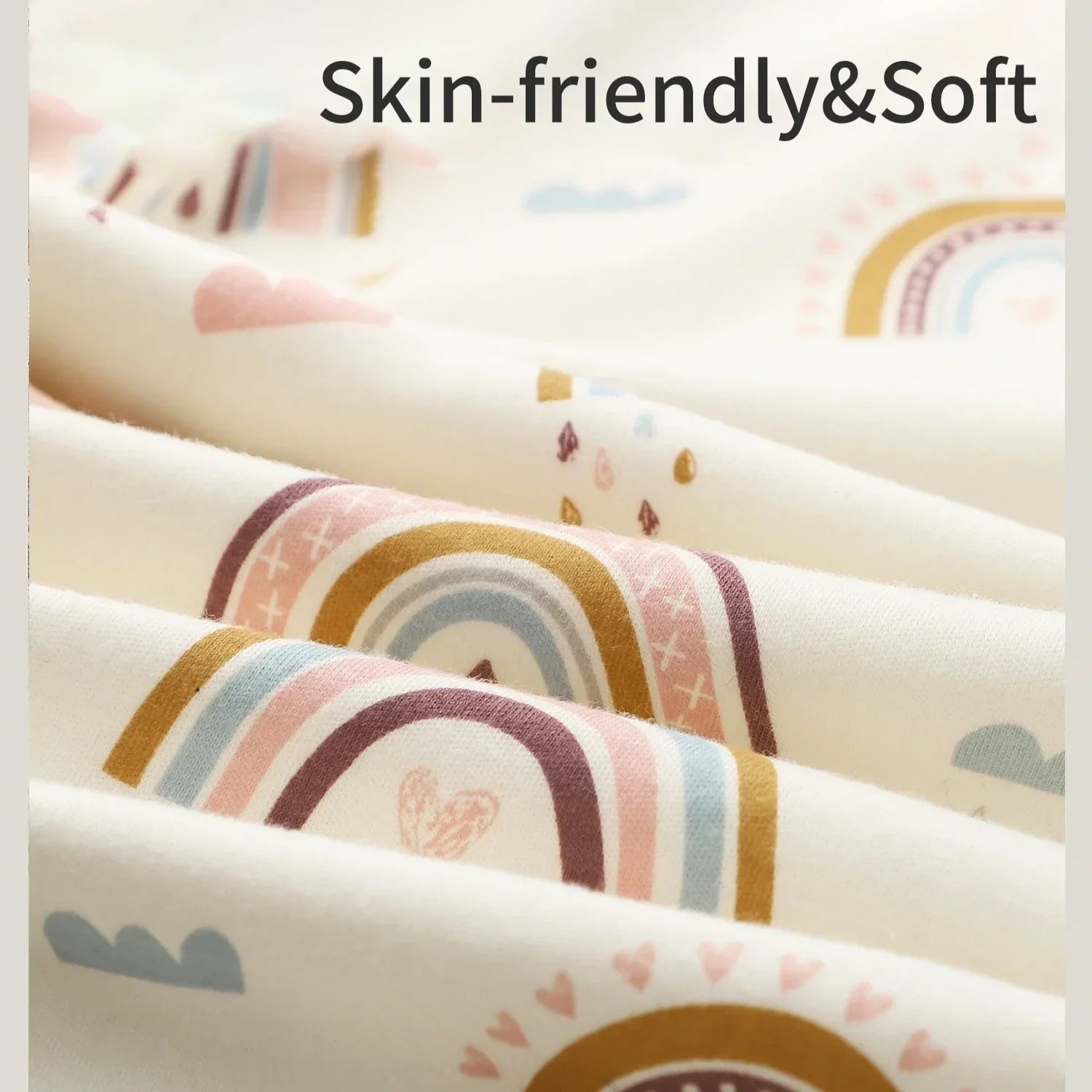 Infant knit Swaddling Quilt 2-layer Baby Blanket Skin-friendly Child Soft Cover 100% Cotton Kids Nap Blanket Breathable 1-3Y