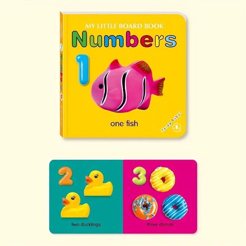 Baby Colorful Pattern Card Books Interactive Sensory Baby Toys Newborn Development Gift Accompanying Reading Early Education