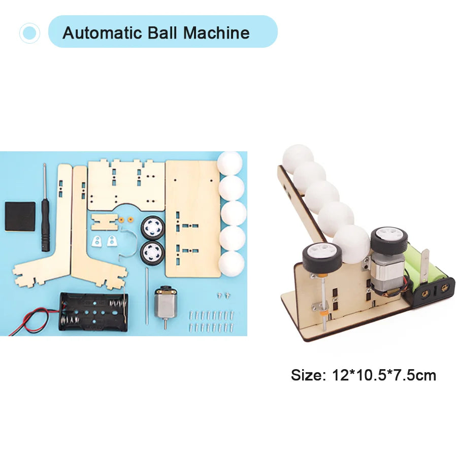 DIY Physical Model Science Experiment Educational Toy Handmade Small Production Assembly Craft Technology Project for School Kid
