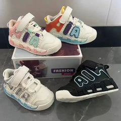 Four Seasons Children's Sneakers Girls Boys Non-slip Sport Shoes Toddler Non-slip Sneakers Casual Soft Shoes Kids Outdoor Sho