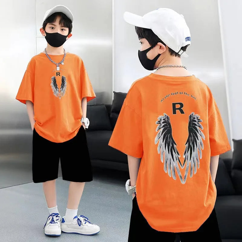 Boys Summer Piece - Boys Summer 2 Piece Clothing Set – Cartoon T-Shirt & Shorts - Boys Summer & Party Dresses - Baby's World