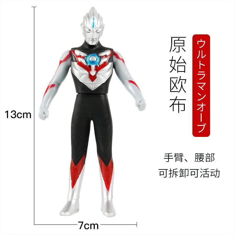 BANDAI Ultraman Soft Rubber Series EX Ultraman G Powered Tregear Tartarus Collectible Model Toys Children Birthday Gift