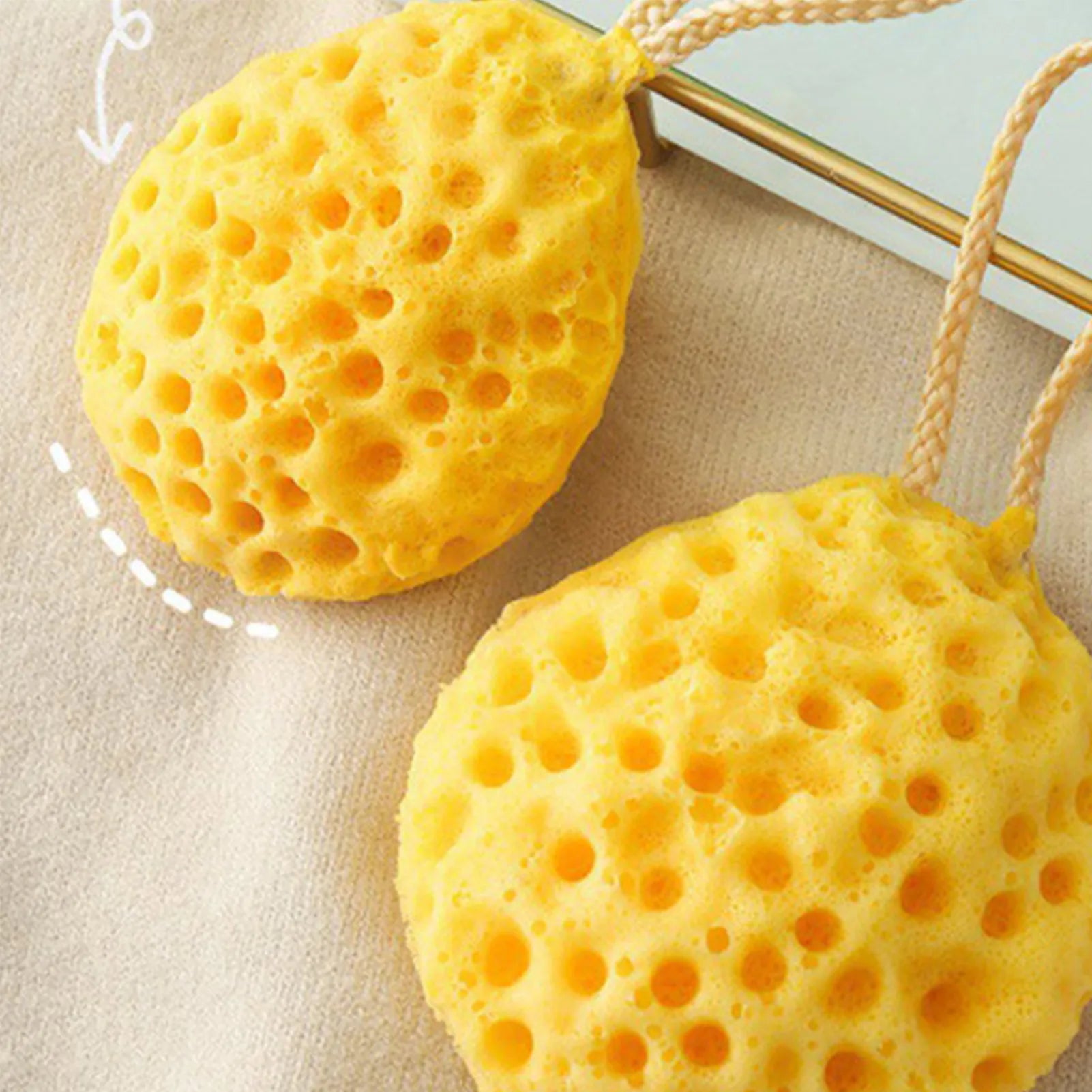 Super Soft Sponge Bath Ball Scrubber Baby Kids Bath Sponge Easy to Clean and Dry for All Kinds of Skin Body Cleaning