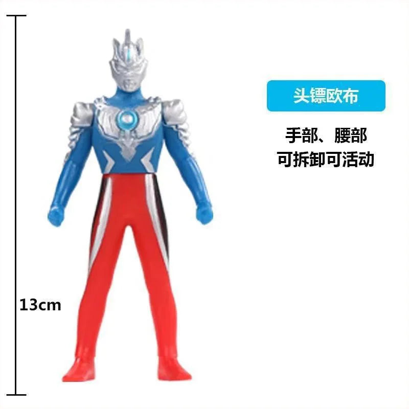 BANDAI Ultraman Soft Rubber Series EX Ultraman G Powered Tregear Tartarus Collectible Model Toys Children Birthday Gift