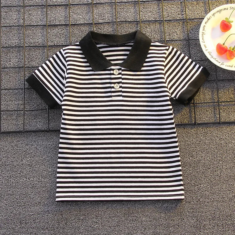 Fashion Boys Clothes Sets Toddler Kids Polo T-shirt + Shorts Children's Clothes - Boys Summer & Party Dresses - Baby's World