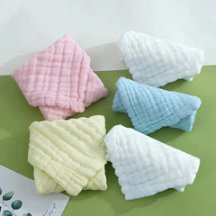 New Baby Muslin Washcloths Soft Newborn Baby Face Towel for Sensitive Skin- Baby Registry as Shower