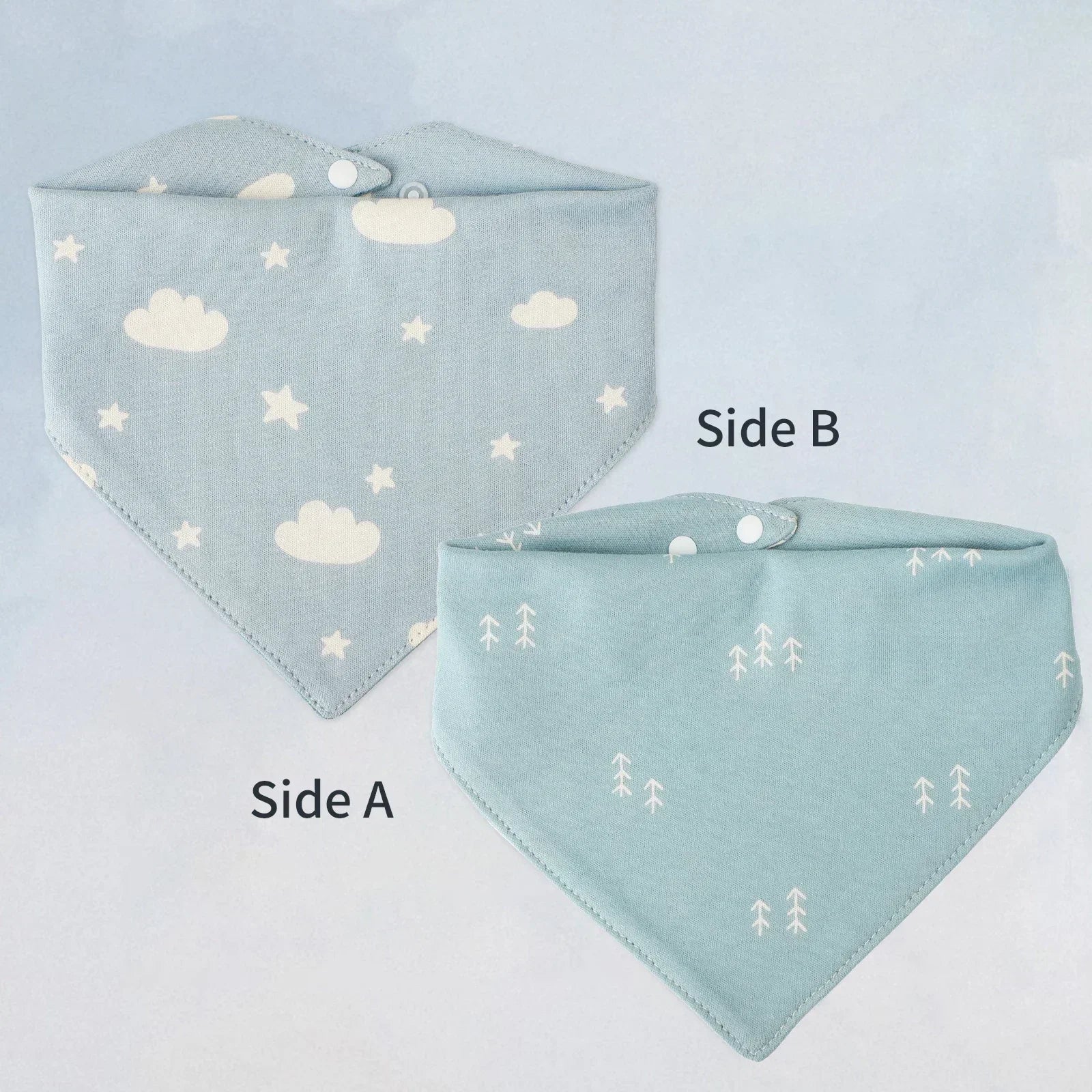 Baby Bib bib Bibs Skin-friendly Infant Soft Saliva Towel Triangular Type Kids Handkerchief 100% Cotton Double-sided Printed 3-8Y
