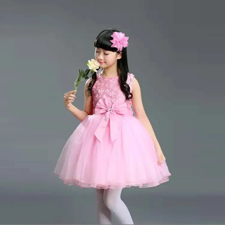 Flower Girl Dress For Wedding Baby Girl  Birthday Outfits Children's Girls First Communion Dresses Girl Kids Party Wear