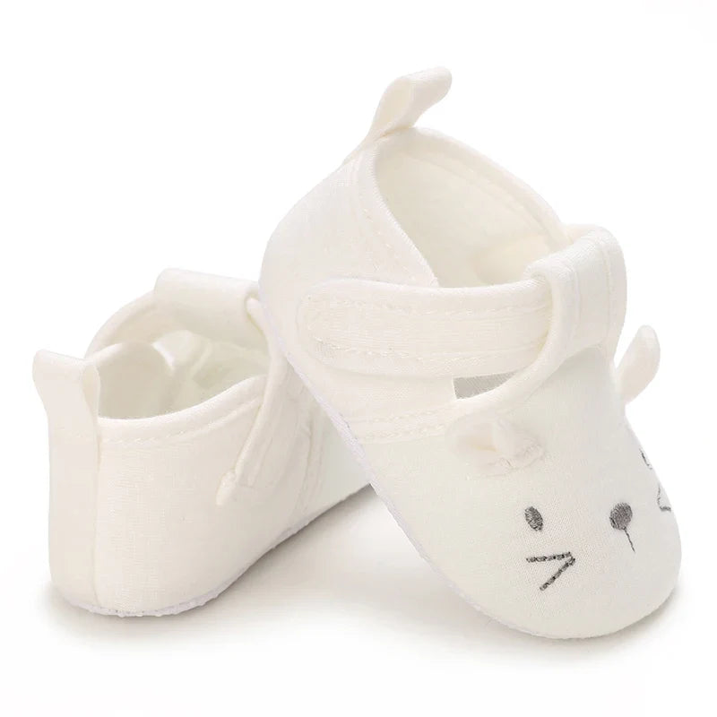 Spring and Autumn Women's Baby Casual Sports Shoes Soft Sole Anti slip Indoor and Outdoor Walking Shoes First Step Walking Shoes