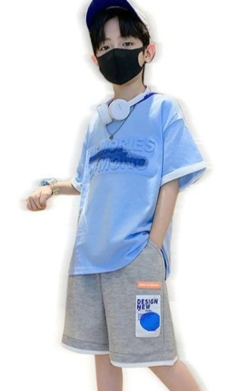 Sportswear Set Men's Children's Sets Boy Clothes Boys Clothing Cartoon Fashion Baby Summer Costumes - Boys Summer & Party
