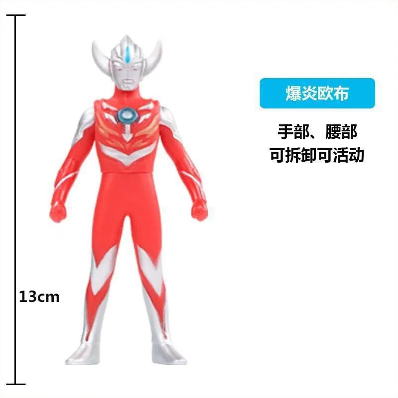 BANDAI Ultraman Soft Rubber Series EX Ultraman G Powered Tregear Tartarus Collectible Model Toys Children Birthday Gift