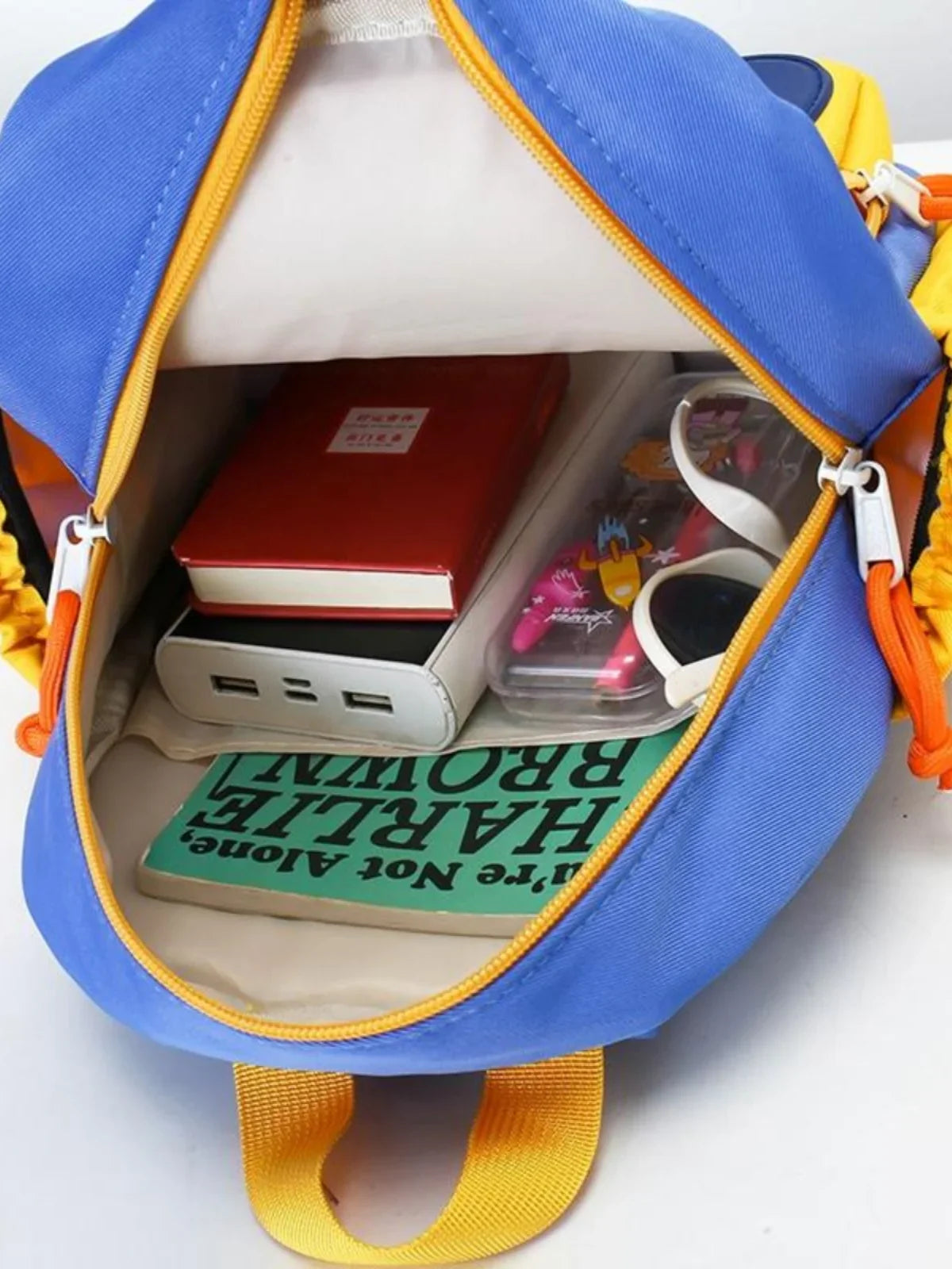 Kindergarten Bapa Boys School Bag 3 Years Old Car Digger Cartoon Character Dual oulder Straps Lightweight Waterproof