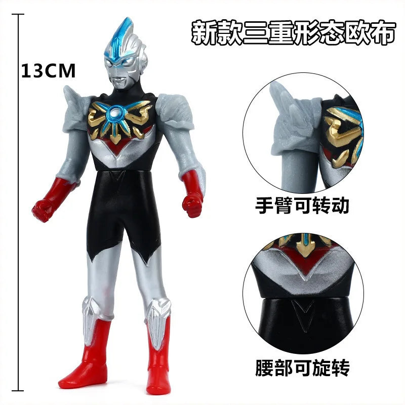 BANDAI Ultraman Soft Rubber Series EX Ultraman G Powered Tregear Tartarus Collectible Model Toys Children Birthday Gift