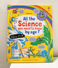 All the Science you need to know by age 7 Children Educational English Picture Reading Book