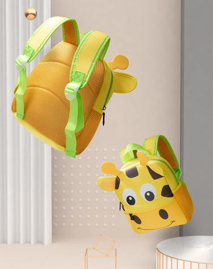 New 3D Children School Bags Kids Backpacks Kindergarten Cartoon Animal Toddle Kids Backpack Fashion Travel Outdoor Bags