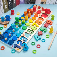 Montessori Toys Wooden Number Puzzle | Baby's World Bangladesh