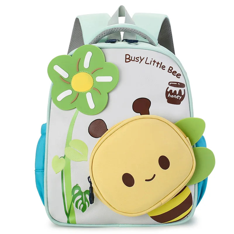 Kindergarten Schoolbag Boys and Girls Schoolbag Cartoon Backpack Anti-lost Small Backpack Children's Bag Mochila Escolar
