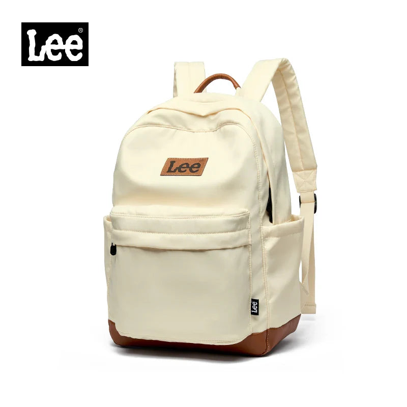 LEE Unisex Large Capacity Laptop School Bag for Women Man Leisure Oxford Waterproof Travel Backpack Candy Color Bookbag Trip