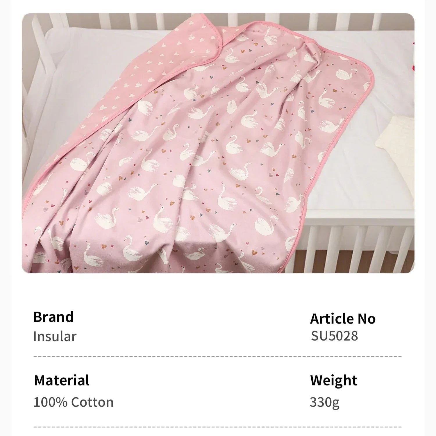 Infant knit Swaddling Quilt 2-layer Baby Blanket Skin-friendly Child Soft Cover 100% Cotton Kids Nap Blanket Breathable 1-3Y